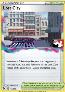 Lost City, Pokémon card PPS 161-3 — Play! Pokémon Prize Pack Series set