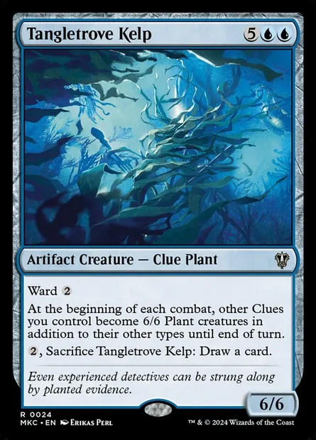 Tangletrove Kelp, Magic card MKC 24 — Murders at Karlov Manor Commander set