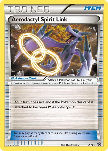 Aerodactyl Spirit Link, Pokémon card XY 99 — XY Black Star Promos set