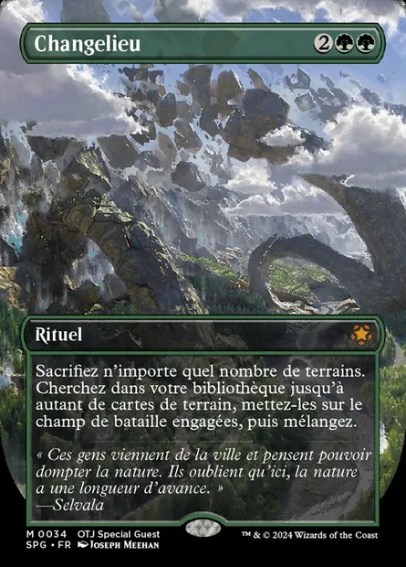 Changelieu, carte Magic SPG 34 — extension Special Guests