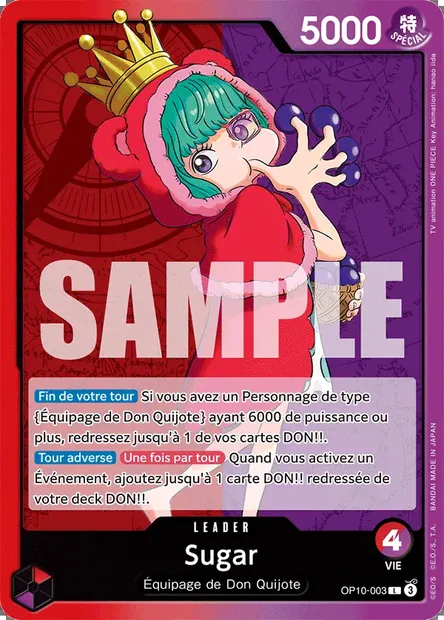 Sugar, carte One Piece OP10-003 — extension SANG ROYAL