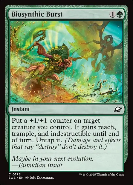 Biosynthic Burst, Magic card EOE 173 — Edge of Eternities set