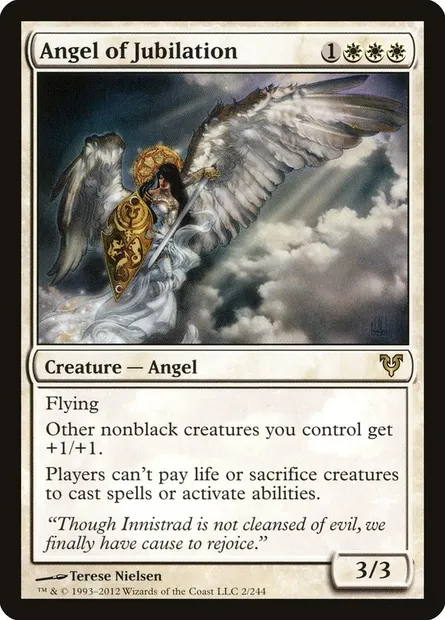 Angel of Jubilation, Magic card AVR 2 — Avacyn Restored set