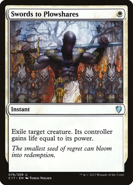 Swords to Plowshares, Magic card C17 76 — Commander 2017 set