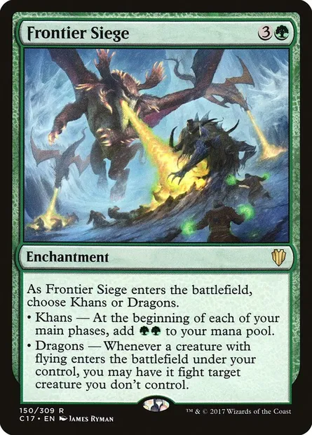 Frontier Siege, Magic card C17 150 — Commander 2017 set