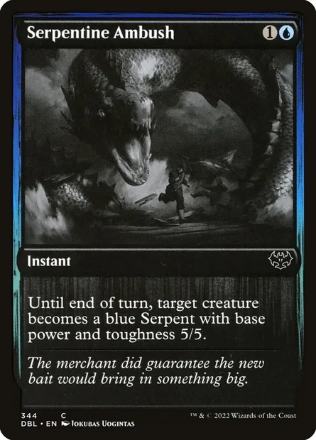 Serpentine Ambush, Magic card DBL 344 — Innistrad: Double Feature set