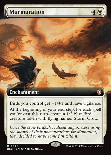 Murmuration, Magic card BLC 46 — Bloomburrow Commander set