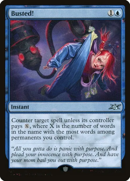 Busted!, Magic card UNF 327 — Unfinity set
