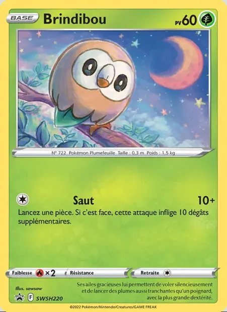 Brindibou, carte Pokémon SWSH 220 — extension Promo SWSH