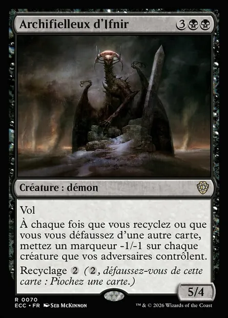 Archifielleux d'Ifnir, carte Magic ECC 70 — extension Lorwyn Eclipsed Commander