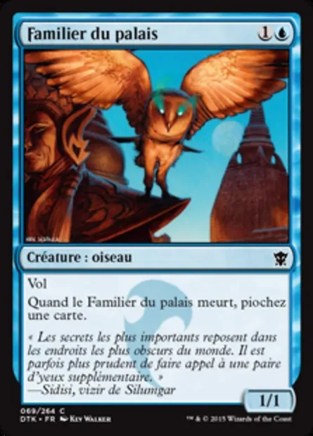 Familier du palais, carte Magic DTK 69 — extension Les Dragons de Tarkir