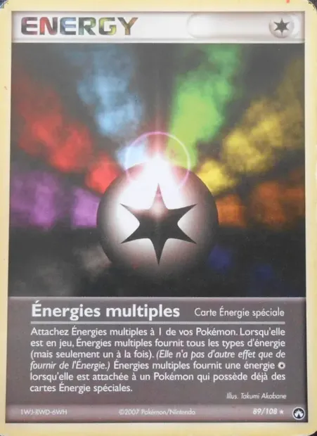 Énergies multiples, carte Pokémon PK 89 — extension EX Gardiens du Pouvoir