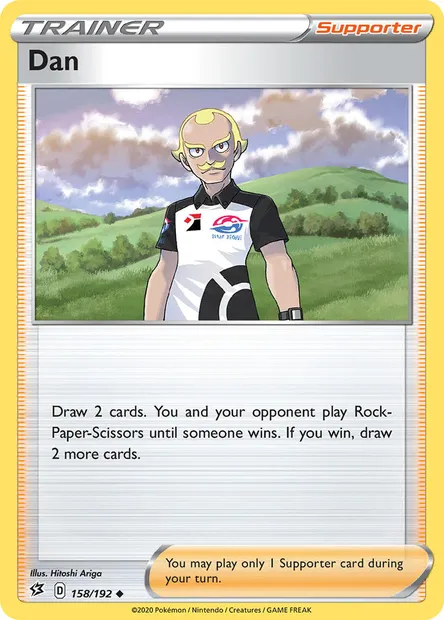Dan, Pokémon card RCL 158 — Rebel Clash set