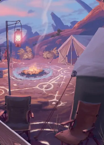 Chocobo Camp // Chocobo Camp, Magic card AFIC 21 — Final Fantasy Scene Box set