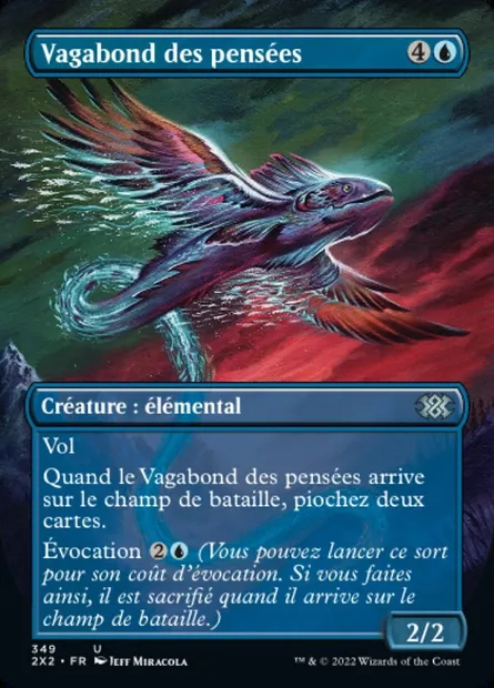 Vagabond des pensées, carte Magic 2X2 349 — extension Double Masters 2022