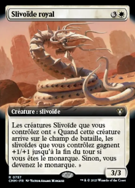 Slivoïde royal, carte Magic CMM 757 — extension Commander Masters
