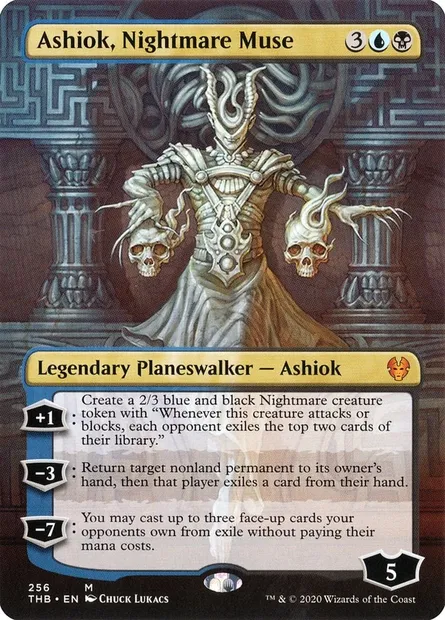 Ashiok, Nightmare Muse, Magic card THB 256 — Theros Beyond Death set