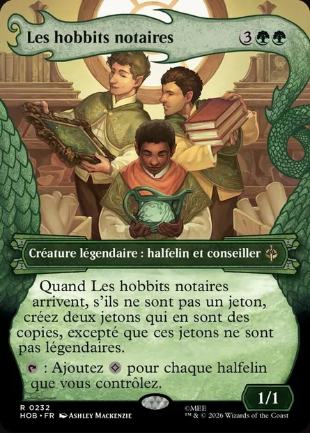 Les hobbits notaires, carte Magic HOB 232 — extension The Hobbit