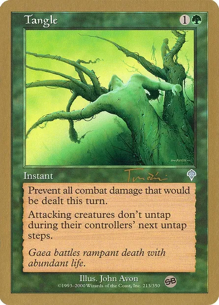 Tangle, Magic card WC01 jt213sb — World Championship Decks 2001 set