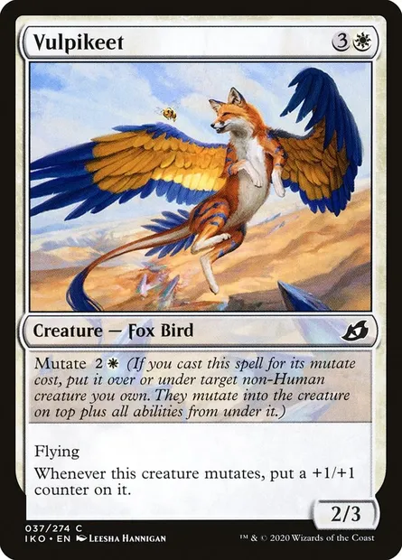 Vulpikeet, Magic card IKO 37 — Ikoria: Lair of Behemoths set