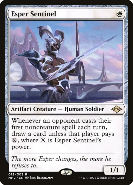 Esper Sentinel, Magic card MH2 12 — Modern Horizons 2 set