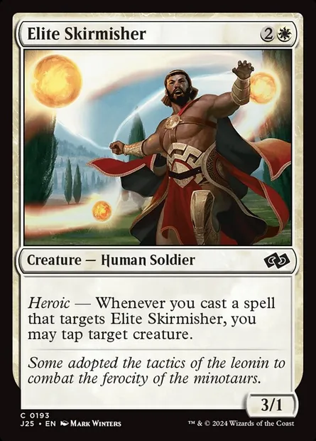 Elite Skirmisher, Magic card J25 193 — Foundations Jumpstart set
