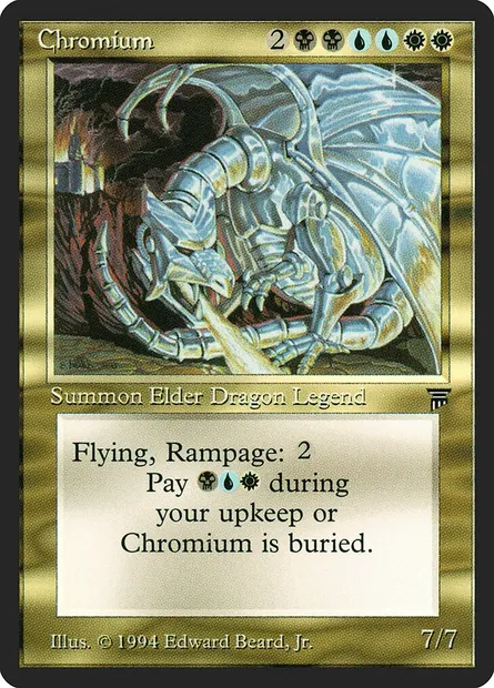 Chromium, Magic card LEG 224 — Legends set