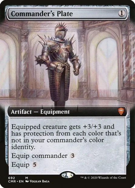 Commander's Plate, Magic card CMR 692 — Commander Legends set