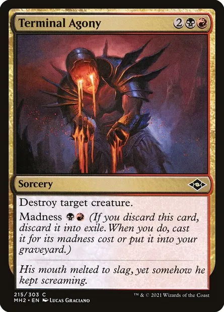 Terminal Agony, Magic card MH2 215 — Modern Horizons 2 set