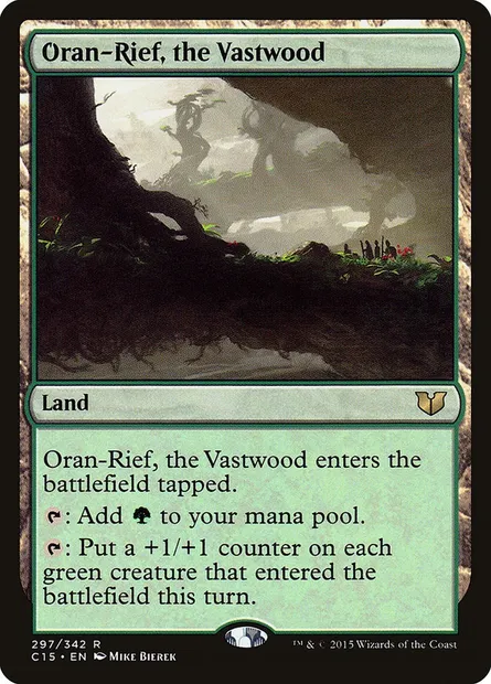 Oran-Rief, the Vastwood, Magic card C15 297 — Commander 2015 set
