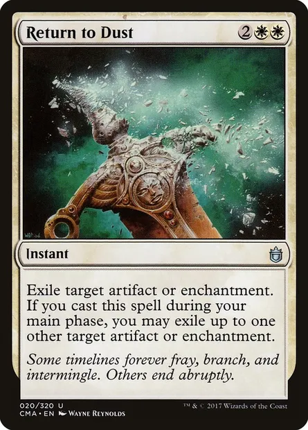 Return to Dust, Magic card CMA 20 — Commander Anthology set