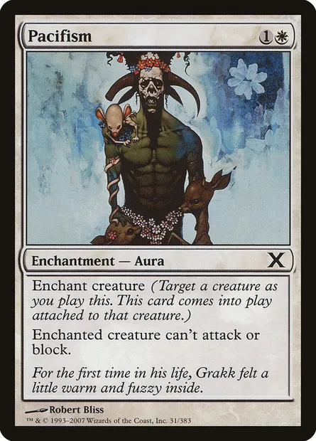 Pacifism, Magic card 10E 31 — Tenth Edition set