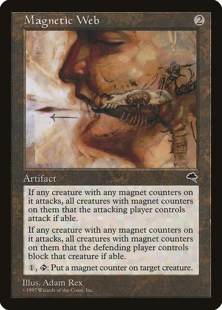 Magnetic Web, Magic card TMP 295 — Tempest set