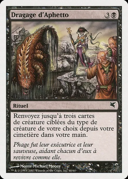 Dragage d'Aphetto, carte Magic PSAL D40 — extension Salvat 2005