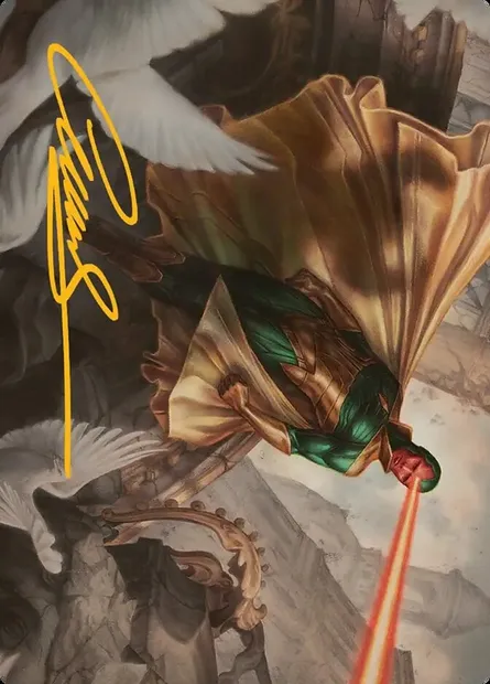 The Vision // The Vision, carte Magic AMSH 15 — extension Marvel Super Heroes Art Series