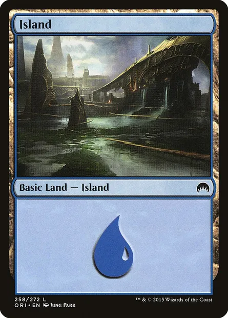 Island, Magic card ORI 258 — Magic Origins set