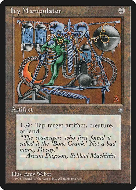 Icy Manipulator, Magic card ICE 322 — Ice Age set