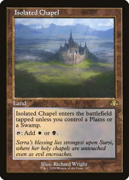 Isolated Chapel, Magic card DMR 397 — Dominaria Remastered set
