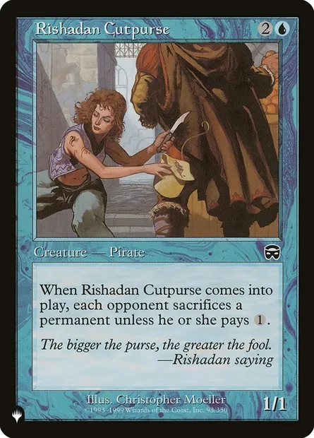 Rishadan Cutpurse, Magic card PLST MMQ-93 — The List set