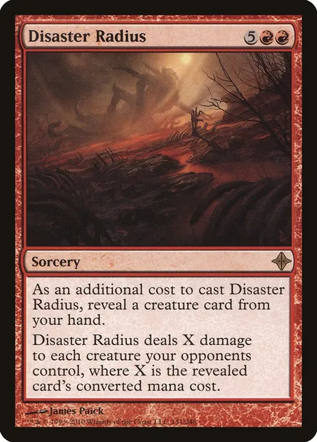 Disaster Radius, Magic card ROE 141 — Rise of the Eldrazi set