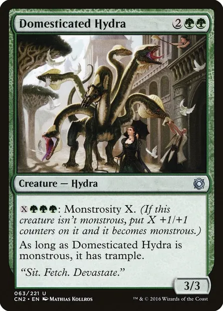 Hydre apprivoisée, carte Magic CN2 63 — extension Conspiracy: Take the Crown