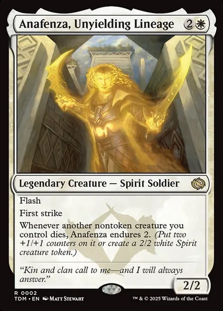 Anafenza, Unyielding Lineage, Magic card TDM 2 — Tarkir: Dragonstorm set