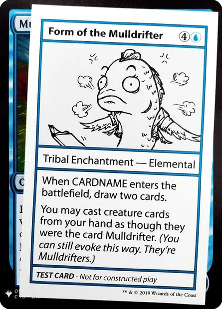 Form of the Mulldrifter, carte Magic CMB1 22 — extension Mystery Booster Playtest Cards 2019