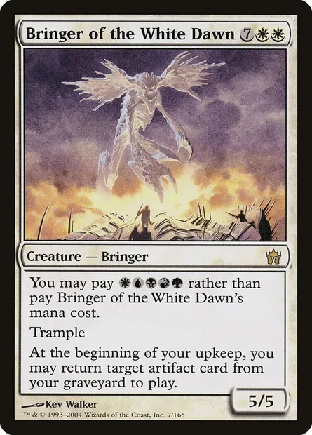 Bringer of the White Dawn, Magic card 5DN 7 — Fifth Dawn set