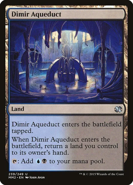 Dimir Aqueduct, Magic card MM2 239 — Modern Masters 2015 set