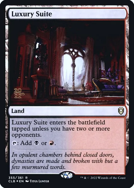 Luxury Suite, Magic card PCLB 355s — Battle for Baldur's Gate Promos set