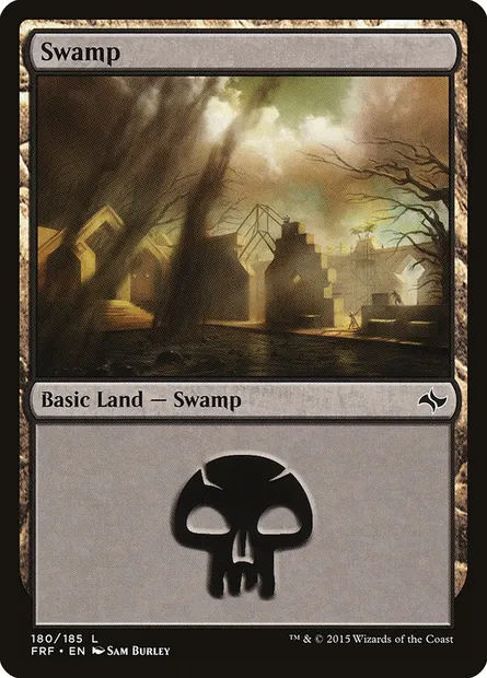 Swamp, Magic card FRF 180 — Fate Reforged set