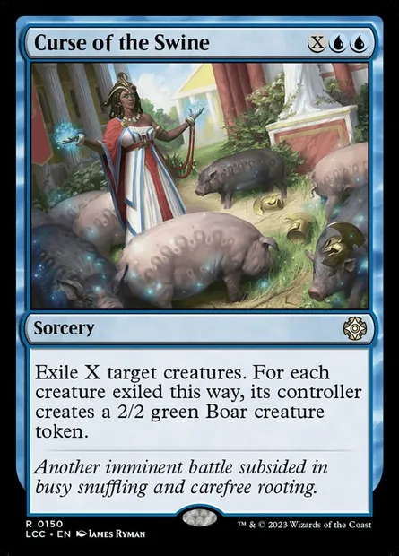 Curse of the Swine, Magic card LCC 150 — The Lost Caverns of Ixalan Commander set