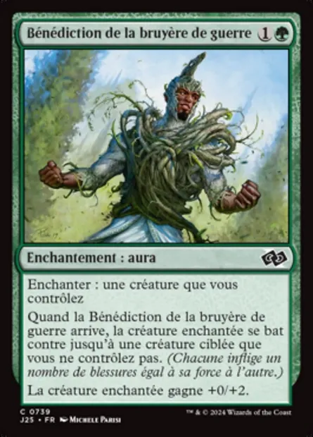 Bénédiction de la bruyère de guerre, carte Magic J25 739 — extension Foundations Jumpstart
