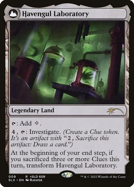 Havengul Laboratory // Havengul Mystery, carte Magic SLX 9 — extension Universes Within